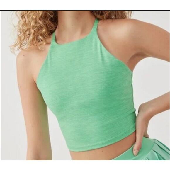 Outdoor voices tech sweat criss cross tank jade green size Small - Picture 1 of 6